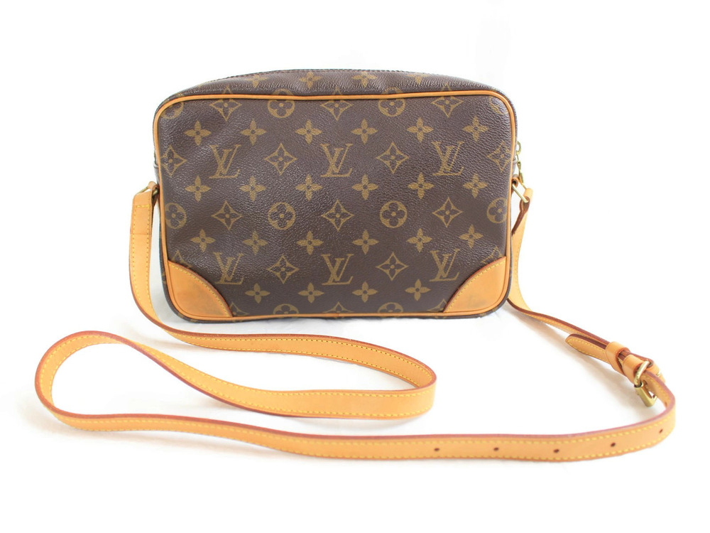Louis Vuitton Monogram Shoulder Canvas Trocadero Bag Brown LV